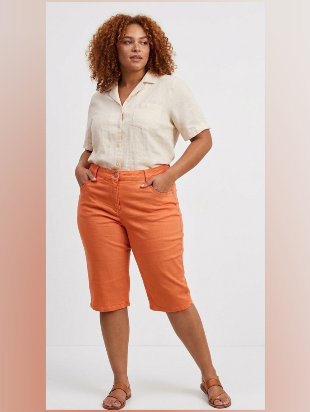 Rafaella Women's Orange Jeans & Shorts Lot - Size 16W